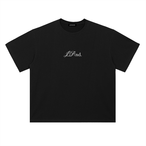 bLAck LAnd Script T-Shirt