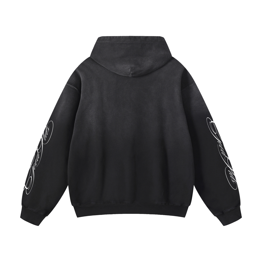 Good Kids Script Heavyweight Sunfade Oversized Hoodie