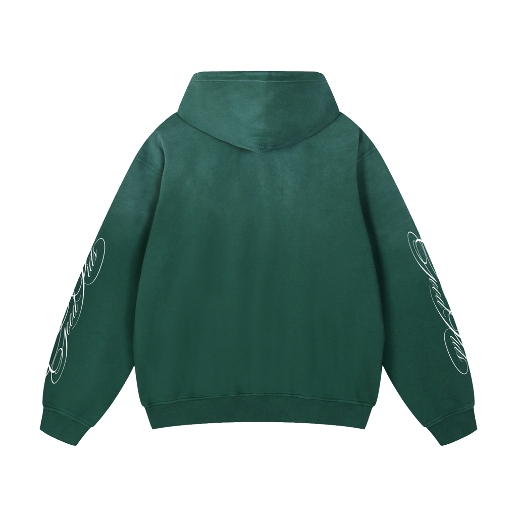 Good Kids Script Heavyweight Sunfade Oversized Hoodie
